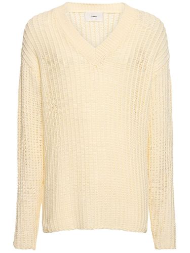 Relaxed Fit V-neck Knit Sweater - COMMAS - Modalova