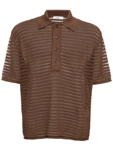 Crochet S/s Polo - COMMAS - Modalova