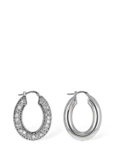 Bc1 Hoop 5 Zircon Earrings - JIL SANDER - Modalova