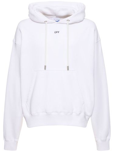 Off Stamp Skate Cotton Hoodie - OFF-WHITE - Modalova