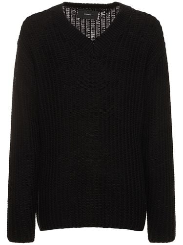 Relaxed Fit V-neck Knit Sweater - COMMAS - Modalova