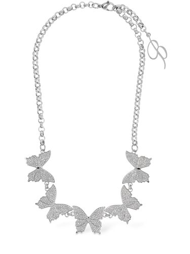 Halsband Mit Kristallen „butterfly“ - BLUMARINE - Modalova