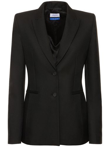 Single Breasted Tech Blazer - OFF-WHITE - Modalova