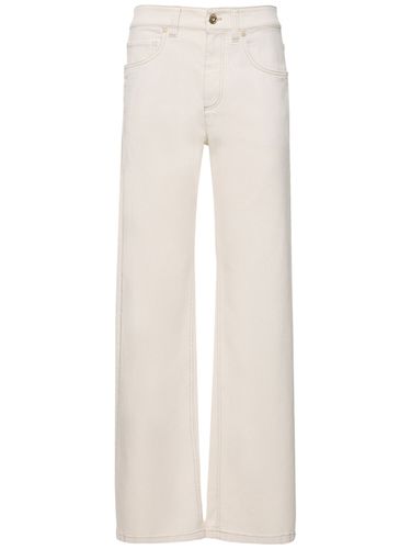 Pantalones Anchos De Algodón Stretch - BRUNELLO CUCINELLI - Modalova