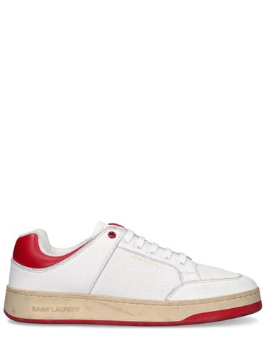 Sl/61 Leather Sneakers - SAINT LAURENT - Modalova