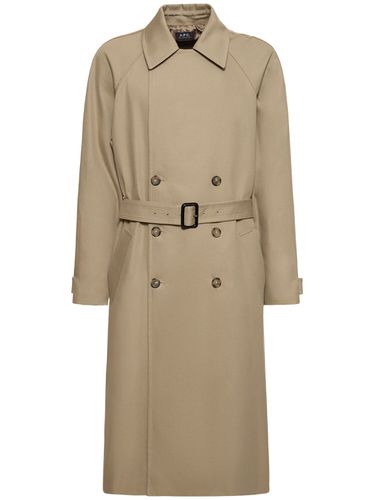 Cotton & Wool Trench Coat - A.P.C. - Modalova