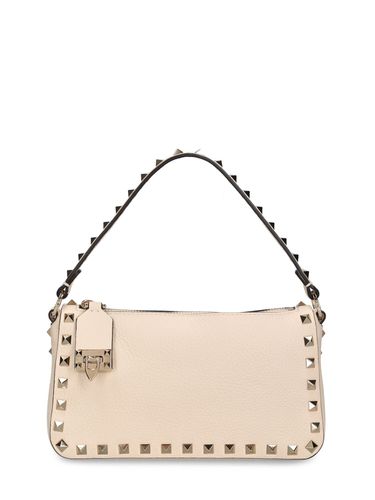 Small Rockstud Leather Shoulder Bag - VALENTINO GARAVANI - Modalova