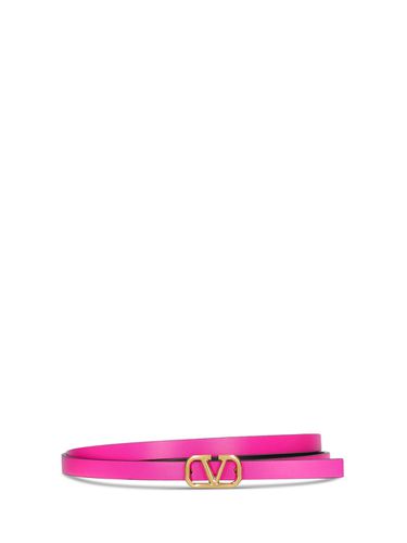 Mm Reversible Leather Belt - VALENTINO GARAVANI - Modalova