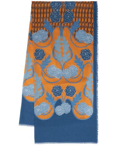 Printed Silk Scarf - ETRO - Modalova