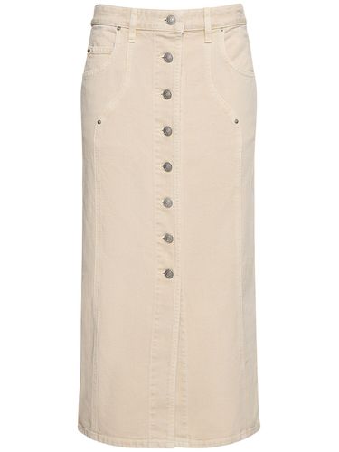 Vandy Cotton Denim Long Skirt - MARANT ETOILE - Modalova