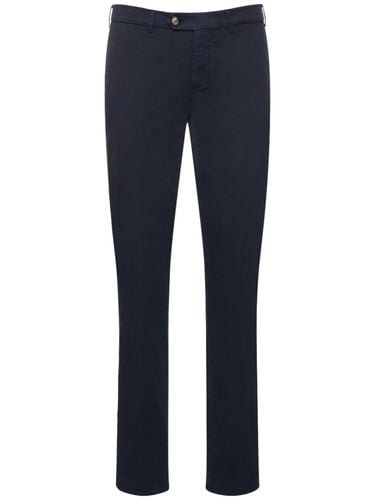 Dyed Cotton Gabardine Pants - BRUNELLO CUCINELLI - Modalova