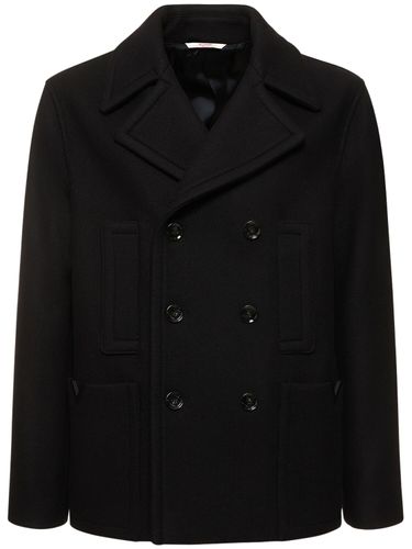 Double Wool Peacoat - VALENTINO - Modalova