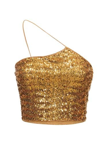 Sequined One-strap Crop Top - OSÉREE SWIMWEAR - Modalova