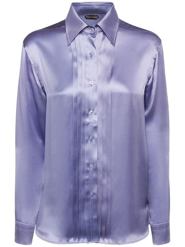 Fluid Charmeuse Silk Shirt - TOM FORD - Modalova