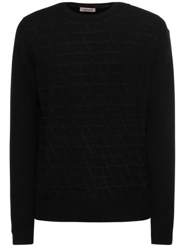 Toile Iconographe Wool & Viscose Sweater - VALENTINO - Modalova