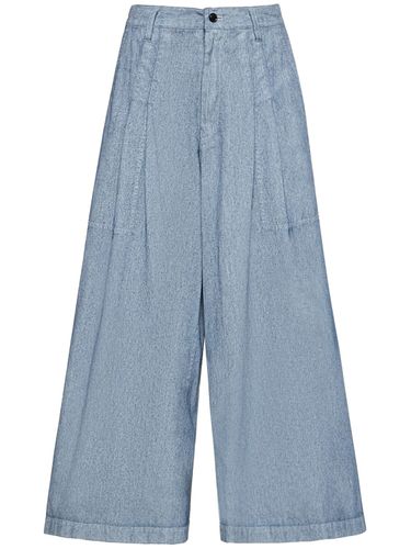 Jeans Aus Beschichtetem Baumwolldenim - YOHJI YAMAMOTO - Modalova