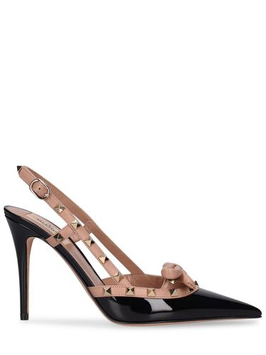 Mm Hohe Lacklederpumps „rockstud Bow“ - VALENTINO GARAVANI - Modalova