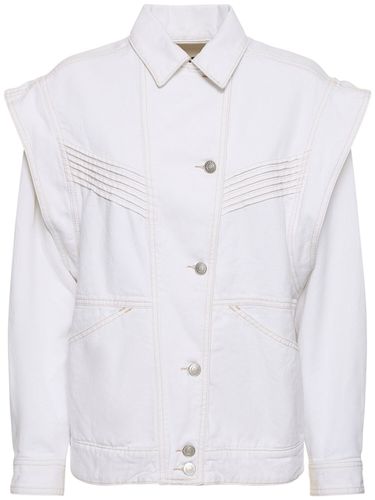 Chaqueta De Algodón Con Cuello Camisa - ISABEL MARANT - Modalova