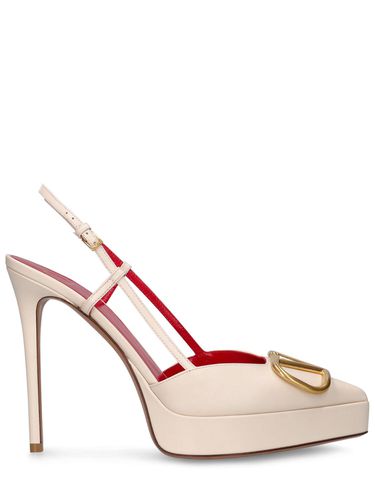 Mm V Logo Leather Pumps - VALENTINO GARAVANI - Modalova