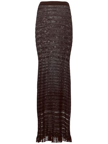 Ladder Slinky Viscose Long Skirt - TOM FORD - Modalova