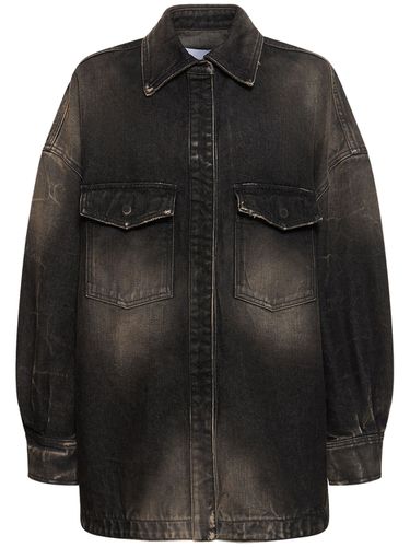 Denim Shirt Jacket W/ Patch Pockets - THE ATTICO - Modalova