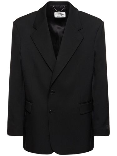 Wool Blend Blazer - MM6 MAISON MARGIELA - Modalova