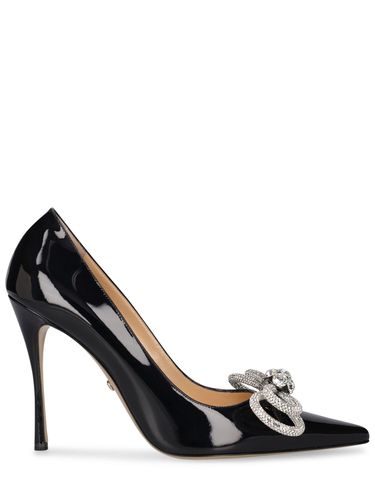 Mm Double Bow Patent Leather Heels - MACH & MACH - Modalova