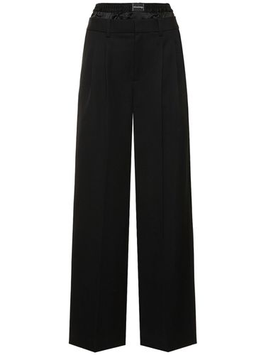 Low Rise Tailored Wool Pants - ALEXANDER WANG - Modalova