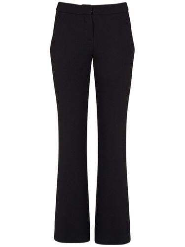 Crepe Flared Pants - BALMAIN - Modalova