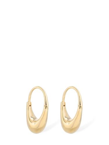 Roscida Drop Hoop Earrings - OTIUMBERG - Modalova