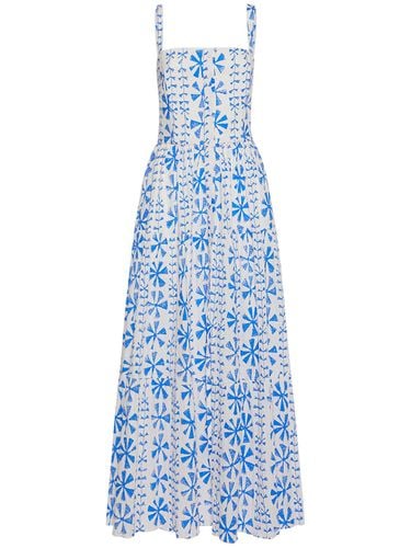 Jimena Printed Cotton Midi Dress - BORGO DE NOR - Modalova