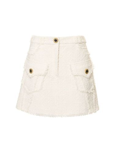 Trapeze Tweed Mini Skirt - BALMAIN - Modalova