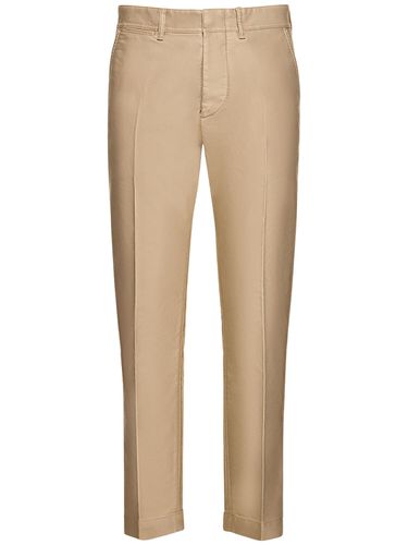 Compact Cotton Chino Pants - TOM FORD - Modalova