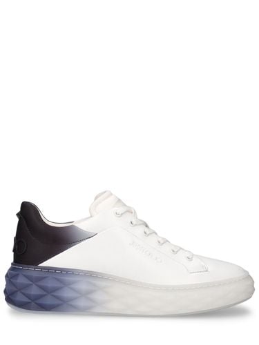 Diamond Maxi Leather & Lycra Sneakers - JIMMY CHOO - Modalova