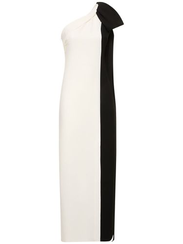 Asymmetrisches Maxikleid Aus Stretch-cady - ROLAND MOURET - Modalova