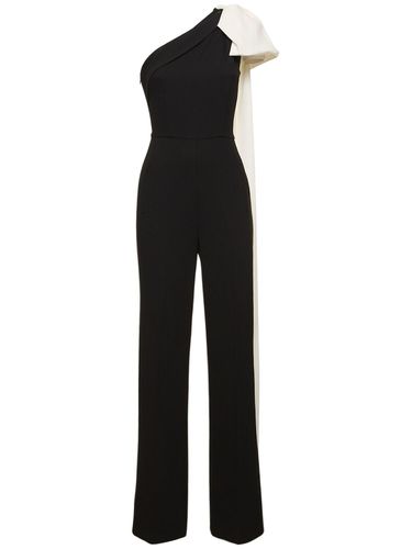 Asymmetric Stretch Cady Jumpsuit - ROLAND MOURET - Modalova