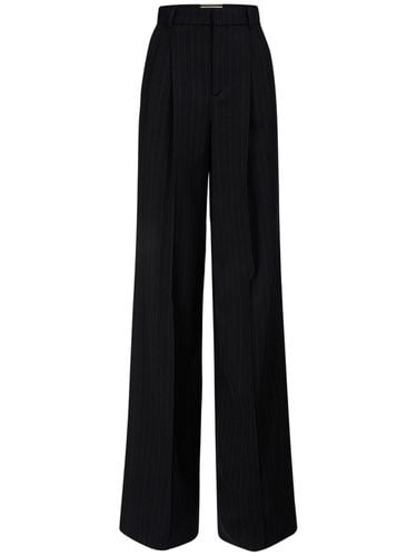 Wool Blend Pants - SAINT LAURENT - Modalova