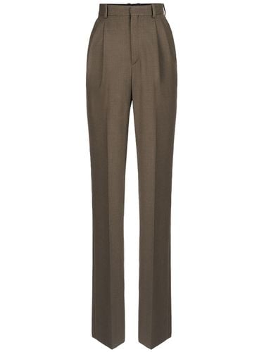 Virgin Wool Pants - SAINT LAURENT - Modalova