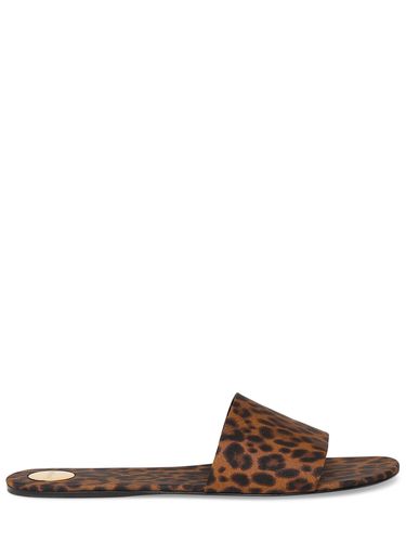 Mm Carlyle Rayon Flat Mule Sandals - SAINT LAURENT - Modalova