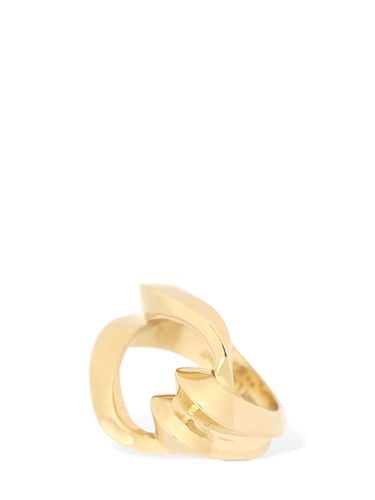 Brass Loop Ring - SAINT LAURENT - Modalova