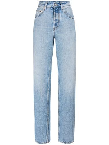 Denim Baggy Jeans - SAINT LAURENT - Modalova