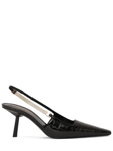 Mm Blake Leather Slingback Pumps - SAINT LAURENT - Modalova