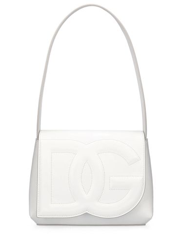 Logo Leather Shoulder Bag - DOLCE & GABBANA - Modalova