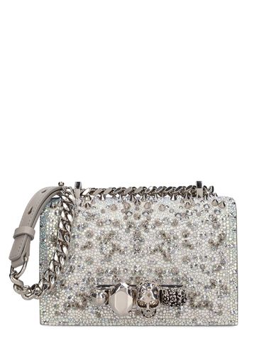 Mini Jewelled Satchel Embellished Bag - ALEXANDER MCQUEEN - Modalova