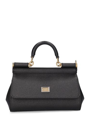 Borsa Piccola Sicily Elongated In Pelle Dauphine - DOLCE & GABBANA - Modalova