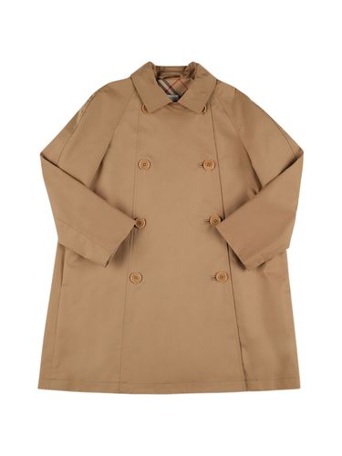 Trench De Gabardina De Algodón - BURBERRY - Modalova