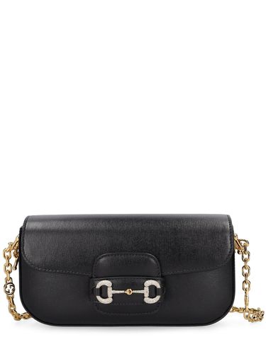 Small 1955 Horsebit Leather Shoulder Bag - GUCCI - Modalova