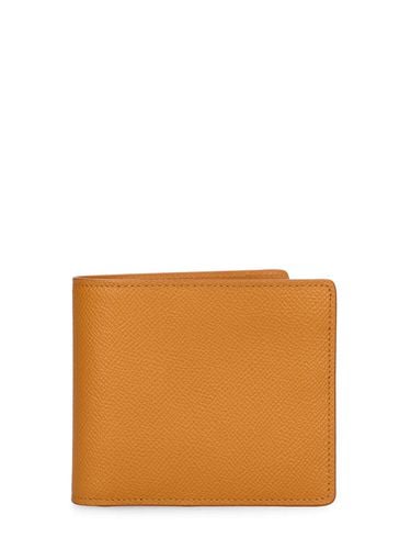 Logo Grainy Leather Billfold Wallet - MAISON MARGIELA - Modalova