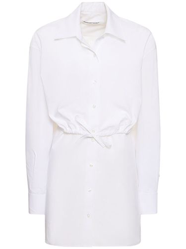 Double Layered Self-tie Shirt Mini Dress - ALEXANDER WANG - Modalova