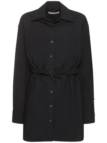 Double Layered Self-tie Shirt Mini Dress - ALEXANDER WANG - Modalova